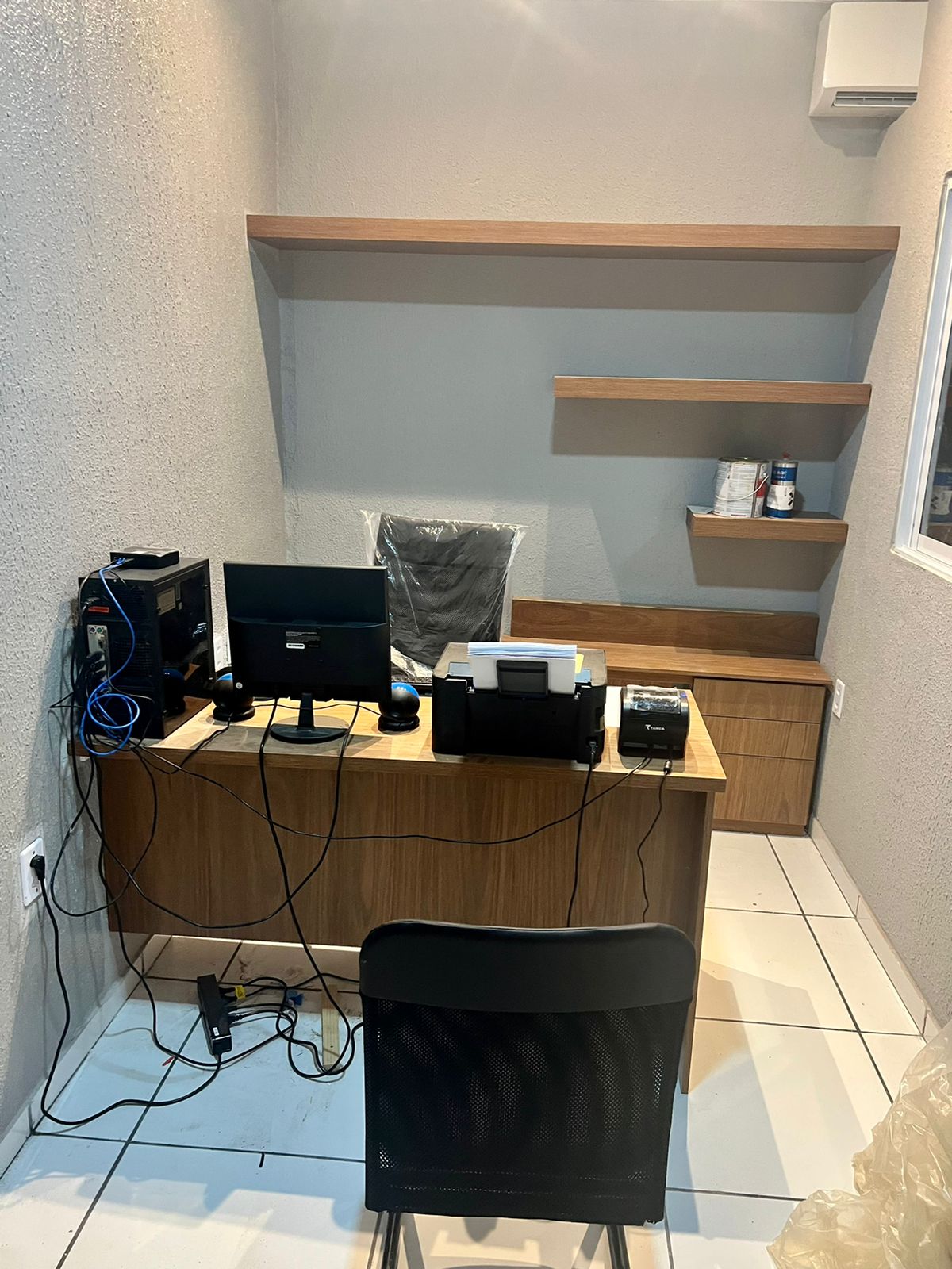 Recepção e escritório Oficina Nova Fortaleza